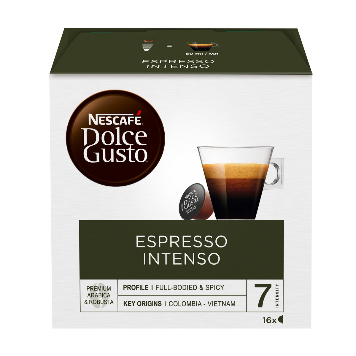 Кофе в капсулах для кофемашины ESPRESSO INTENSO 16 шт - фотография № 6