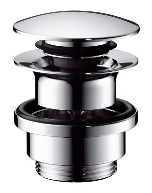 Донный клапан для раковины Hansgrohe 50100000 Push-Open