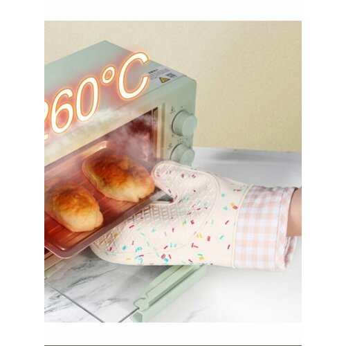 Силиконовая водоотталкивающая термостойкая прихватка