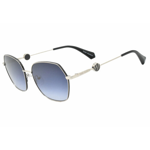 Солнцезащитные очки Enni Marco IS 11-808, серебряный, синий