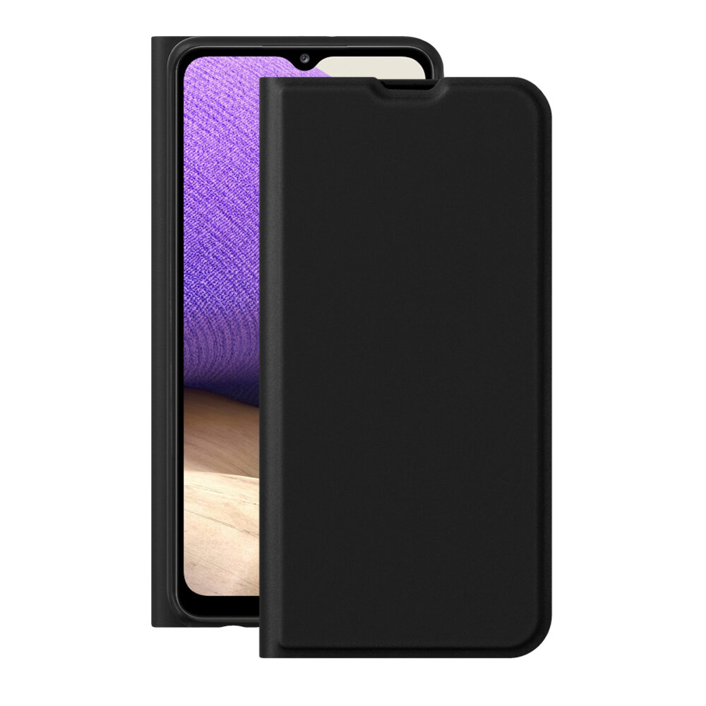 Чехол Book Cover Silk Pro для Samsung Galaxy A32 (2021), черный, Deppa 87854