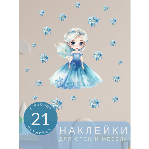 фото Наклейки интерьерные на стену для детской комнаты или ванной lisadecor