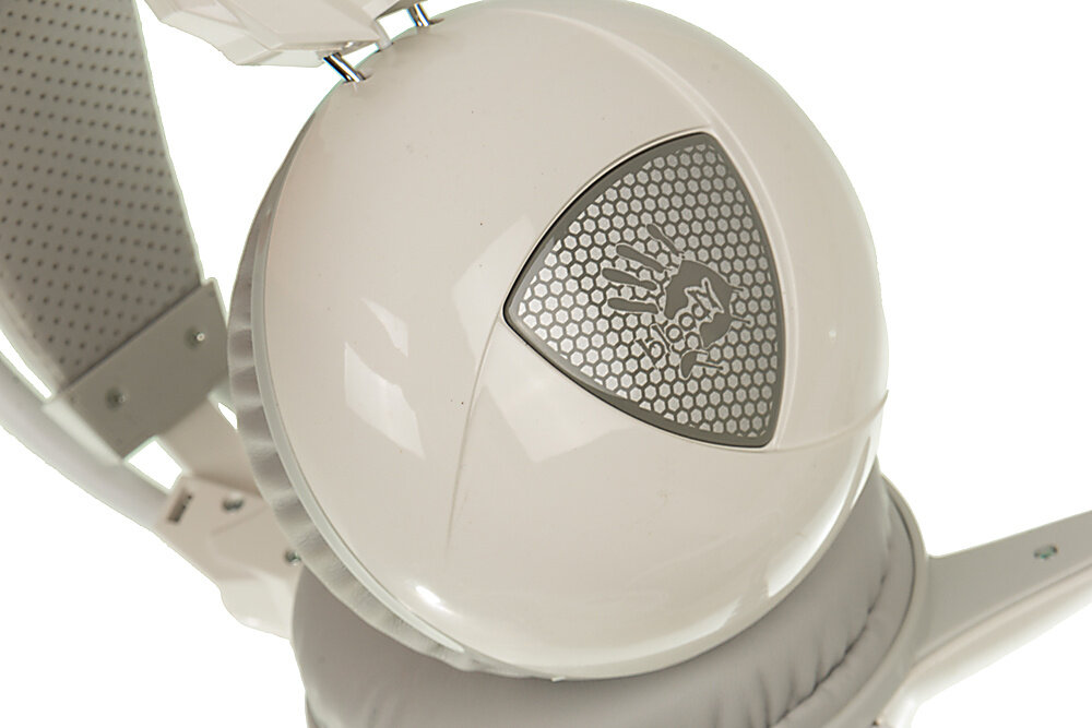 Наушники с микрофоном A4Tech Bloody G310 белый, 1.8 м, мониторные, оголовье (G310)