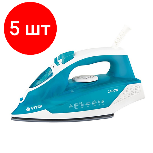Комплект 5 штук Утюг VITEK8307В 2400 Вт 1582100₽
