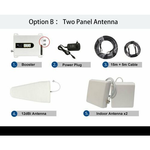 Усилитель сигнала 4G LTE antenna 2g gsm 3g 4g 791 2690mhz 3dbi indoor right angle antenna for mobile phone signal booster repeater with n male connector