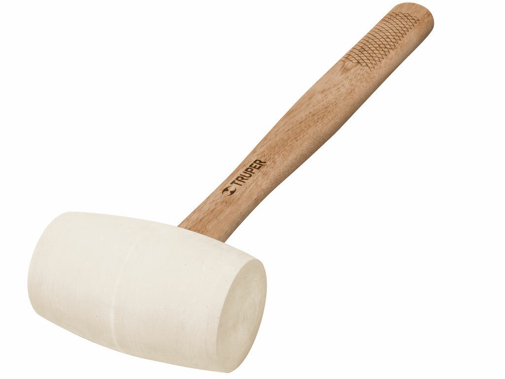 фото Киянка резиновая Truper, с деревянной ручкой, 226.7 г