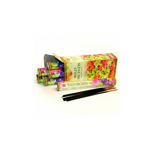 Hem Incense Sticks WILD ORCHIDS (Благовония дикая орхидея, Хем), уп. 20 палочек.