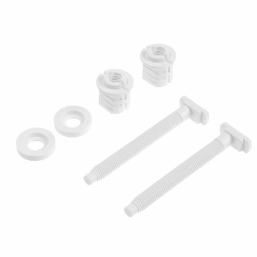 Крепеж для сиденья унитаза ORIO К-3 винт шайба гайка белый комплект 2 шт 380₽