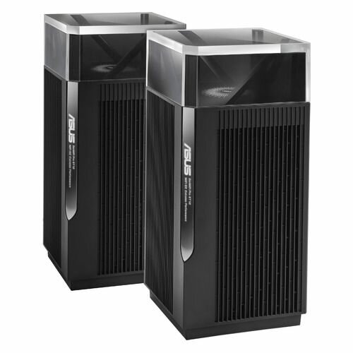 Бесшовный Mesh роутер ASUS ZenWiFi Pro ET12, AXE11000, черный, 2 шт. в комплекте [et12(2-pk)]