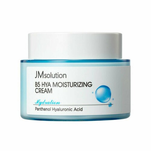 фото Jmsolution восстанавливающий крем для лица с пантенолом / b5 hya moisturizing cream, 60 мл jm solution