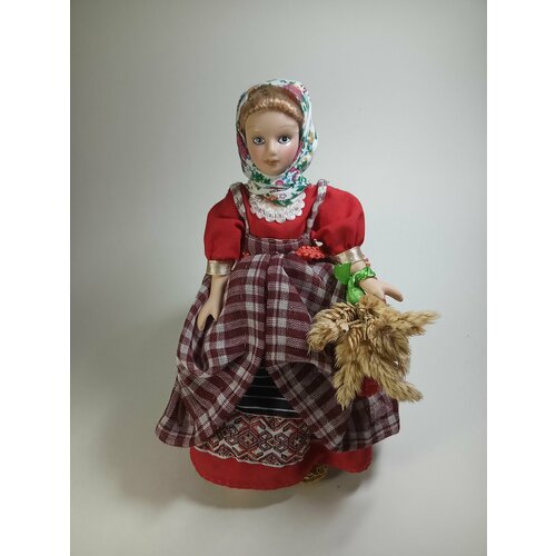 Кукла коллекционная в жатвенном костюме Олонецкой губернии (доработанный костюм)