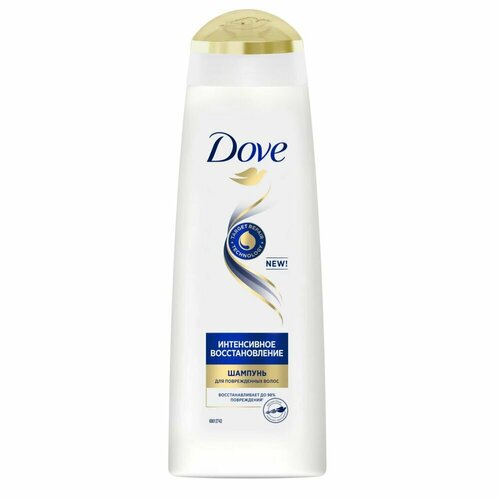 Шампунь Dove Nutritive Solutions Интенсивное восстановление для поврежденных волос 250 мл dove шампунь интенсивное восстановление для поврежденных волос 500 мл 6 шт