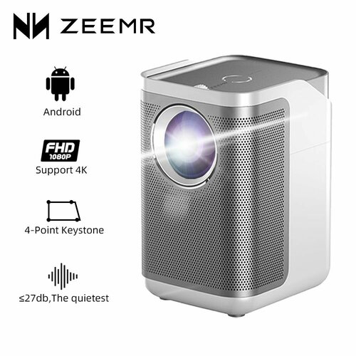 Проектор ZEEMR D1 Pro Android - оригинальный поддерживает Full HD 4K и 1080P Мини-проектор для домашнего использования портативный с Wi-Fi Bluetooth и встроенным динамиком 1859900₽