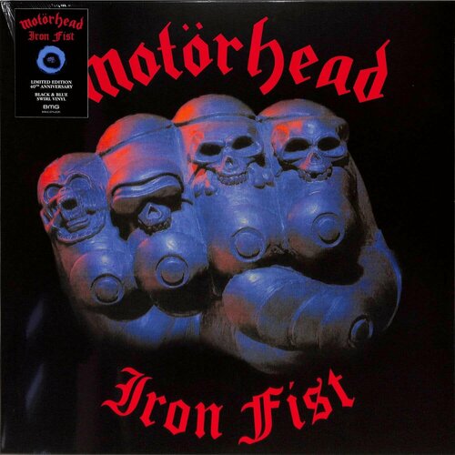 Motörhead – Iron Fist (Blue & Black Swirl Vinyl) motorhead iron fist 1xlp blue black swirl lp