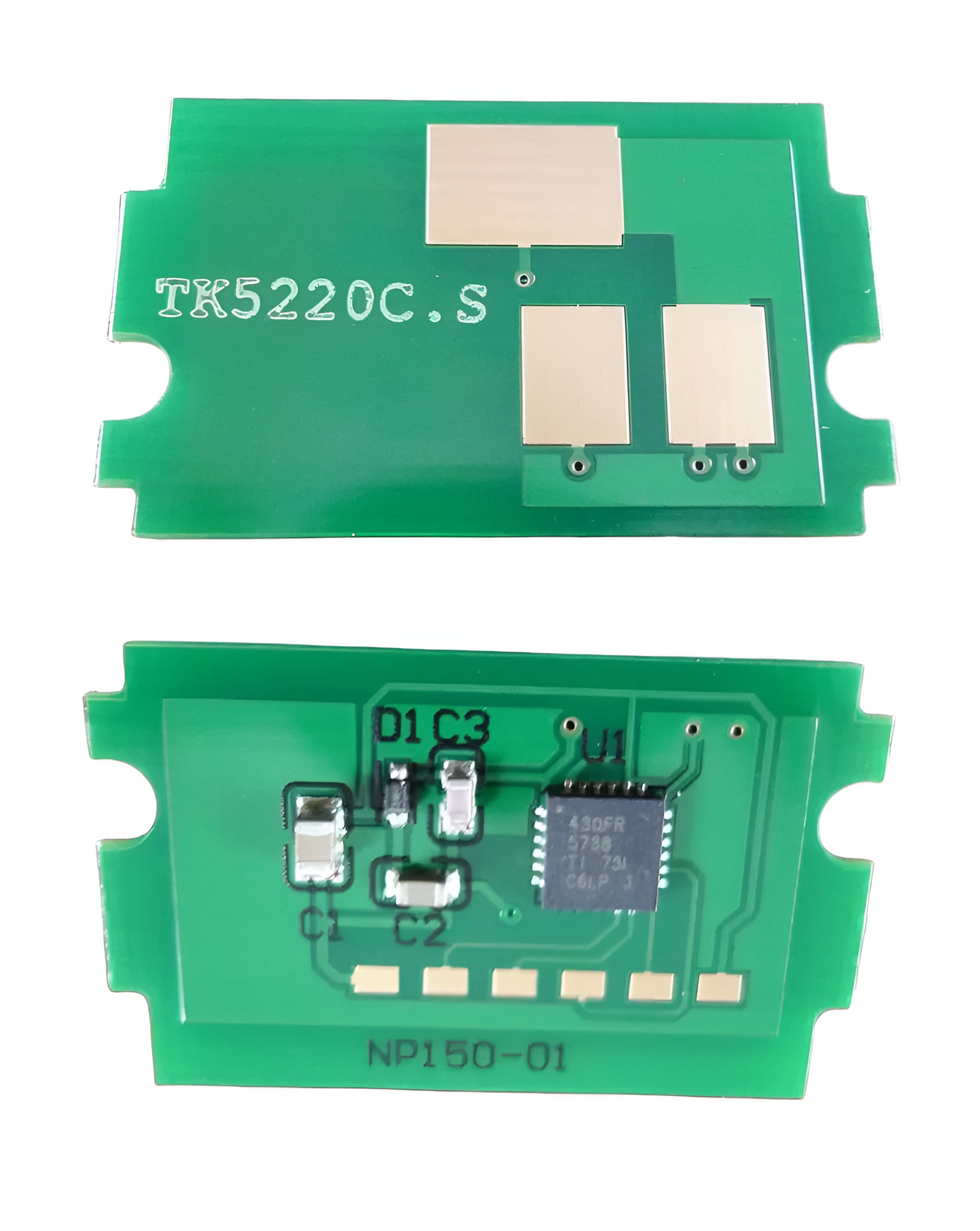 Чип для Kyocera Ecosys P5021cdn/M5521cdn (TK-5220C) голубой (cyan) 1.2K {ELP-CH-TK5220C}