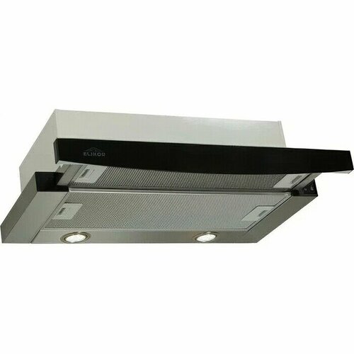 Вытяжка встраиваемая Elikor Интегра GLASS 60Н-400-В2Д нержавеющая стальстекло черное R 773100₽