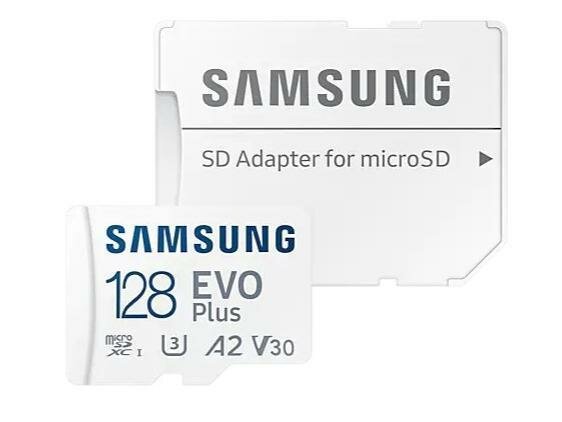 Карта памяти MicroSDXC Samsung EVO Plus 128GB Белый (RU)