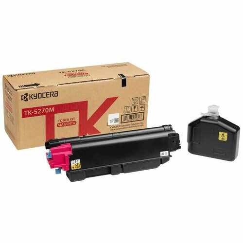 Тонер-картридж Kyocera TK-5270M пур. для P6230/6630 print rite pr tk 5270m картридж лазерный kyocera tk 5270m 1t02tvbnl0 пурпурный 6000 стр