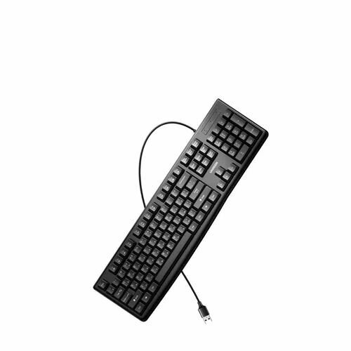 Клавиатура проводная UGREEN KU003 15218 Membrane USB-keyboard с кабелем USB Цвет черный 299900₽