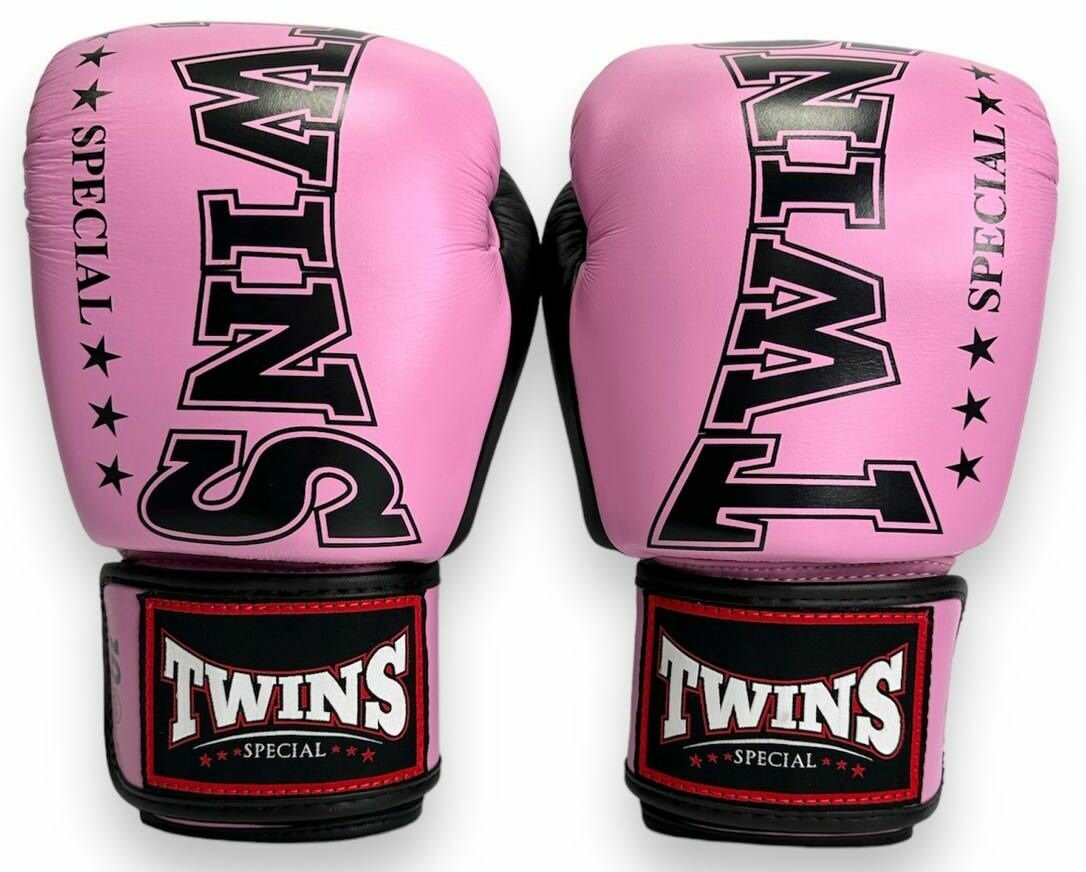 Боксерские перчатки TWINS Special BGVL3-2TA pink black 16 унций