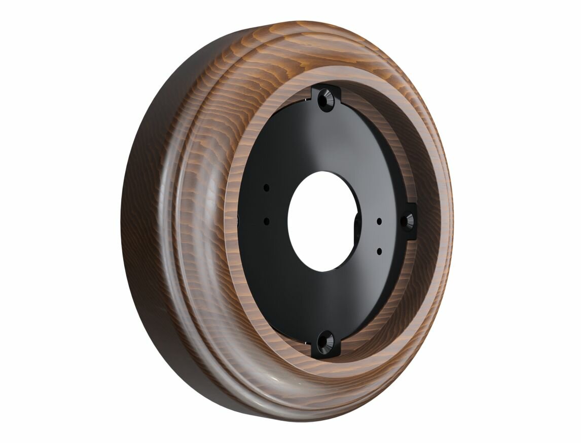 Рамка 1 местная деревянная  МезонинЪ  серия Аврора  цвет Темный дуб