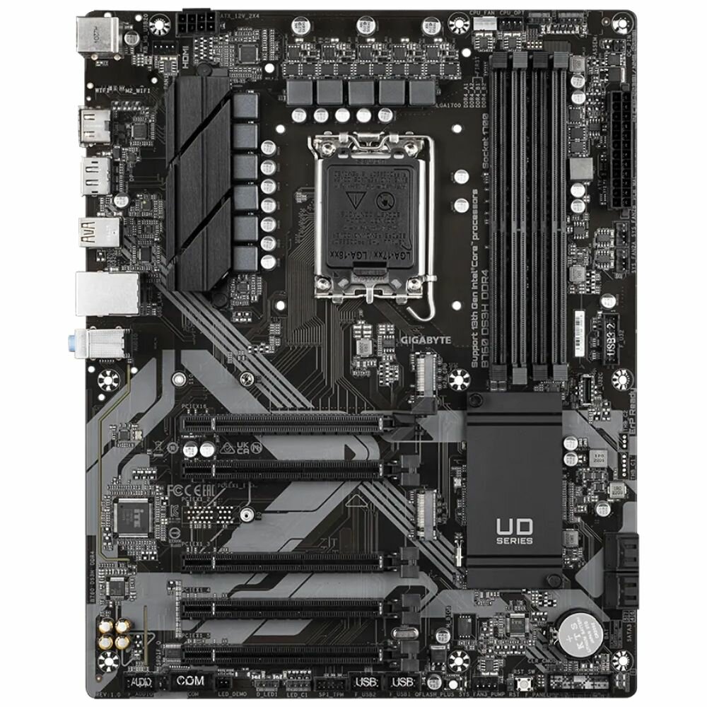 Материнская плата GIGABYTE B760 DS3H DDR4, Socket1700, Intel B760, ATX
