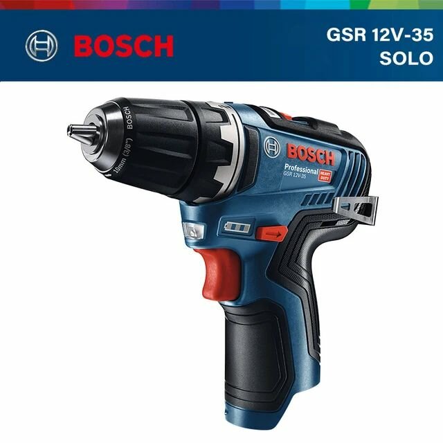 фото Ленточный шуруповерт Bosch GSR 12V-35, От аккумулятора
