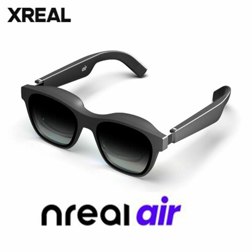Xreal Nreal Air AR Умные очки 4K Xreal HD с большим экраном 1080P Micro OLED AR Space для просмотра телевизионных 3D-футбольных матчей совместимых с Android 22500₽