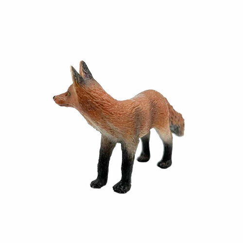 Фигурка-Лиса стоит цвета рыжий черный 286₽