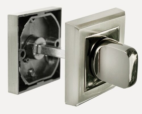 Изображение товара Завертка фиксатор дверная MORELLI для межкомнатных дверных защелок, замков, задвижек MH-WC-S SN/BN, белый и черный никель