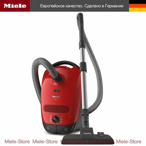 Бытовой пылесос Miele SBAF5 Classic C1 красный с мешком AirClean фильтр мощность 800 Вт 38550₽