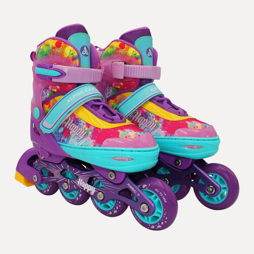 Изображение товара Раздвижные роликовые коньки Alpha Caprice Happy Violet размер L (37-40)