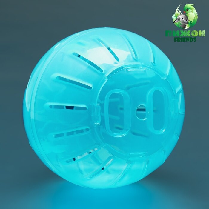 Шар для грызунов Пижон FRIENDS 12 см голубой