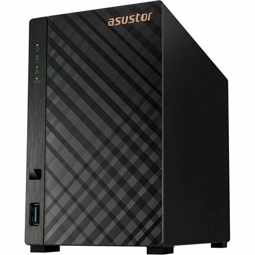 Сетевое хранилище ASUSTOR Drivestor 2 AS1102T 2x LFF (90IX01K0-BW3S00) черный