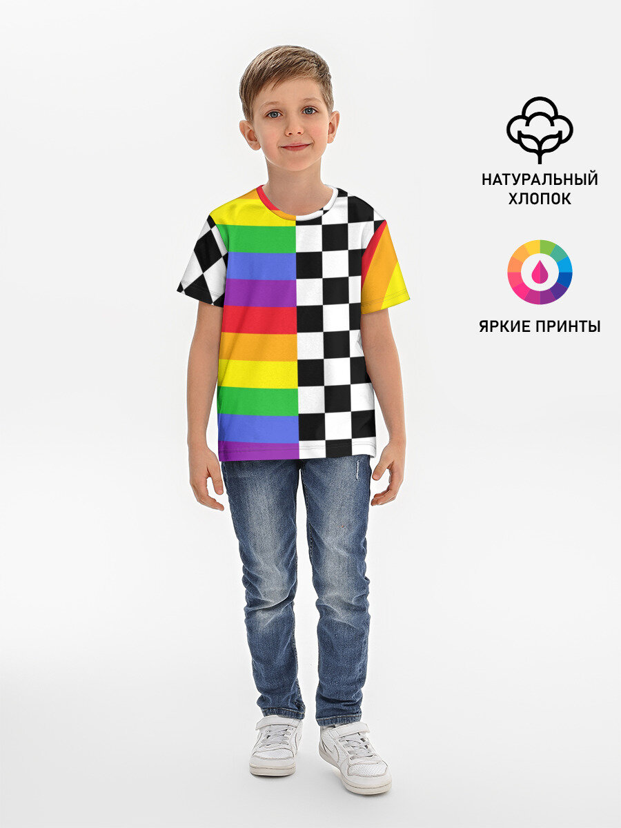 Футболка хлопковая детская Rainbow