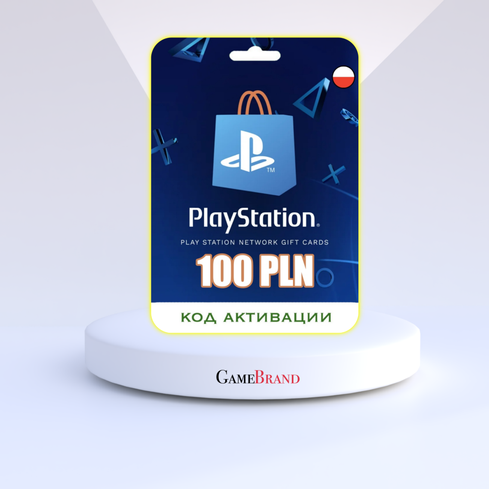 Карта пополнения PSN - 100 PLN PlayStation (Цифровая версия, регион активации - Польша)