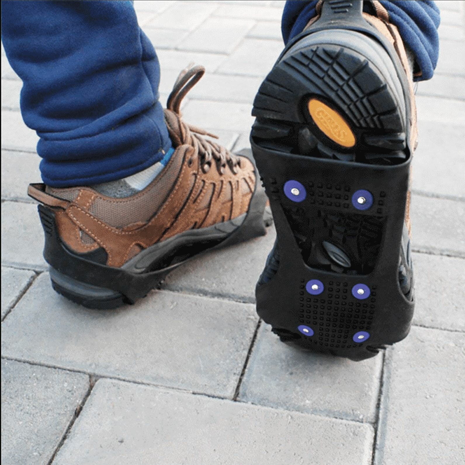 Ледоступы для зимней обуви, для пешего туризма. Размер M 36-40