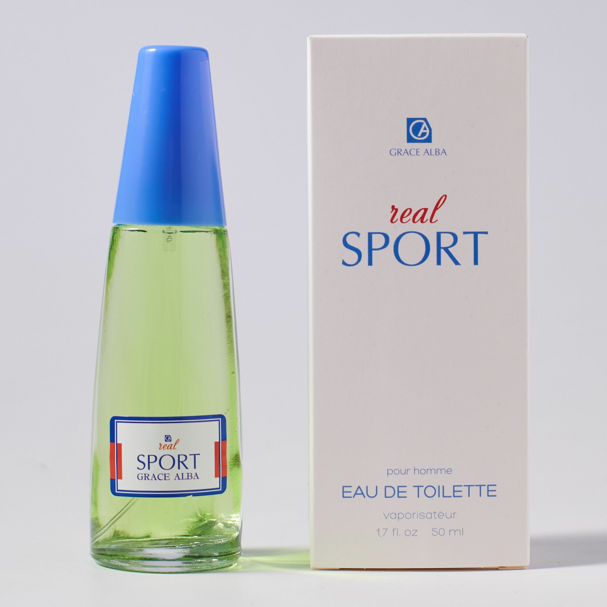 Туалетная вода Grace Alba Real sport мужской парфюм 50мл.