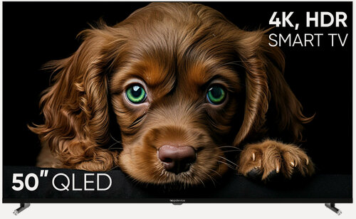 Изображение товара Телевизор Topdevice TDTV50CQ08U_BK, 50 дюймов, 4K Ultra HD, смарт ТВ, WildRed, черный