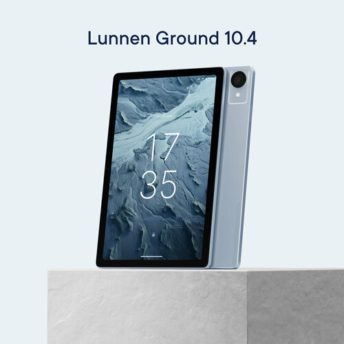 Планшет LUNNEN Ground 10.4 4/128 ГБ, 2000x1200, Unisoc T606, Android 14, LTE, TL42810L01, Silver Sea