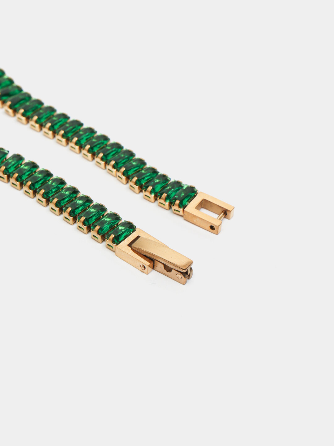 Славянский оберег, Браслет-цепочка, жемчуг пресноводный культивированный, 1 шт., размер 17 см, размер one size, диаметр 5 см, зеленое яблоко — фото 1