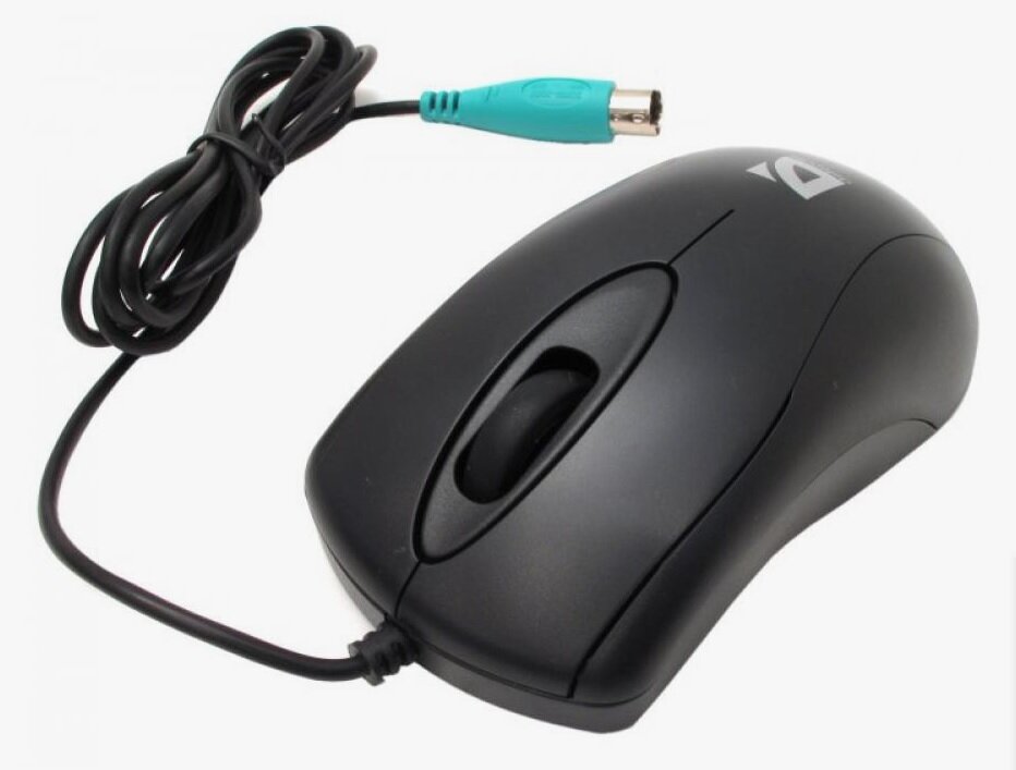 Мышь оптическая Defender Flagman 110 (PS/2), 800dpi. Черная