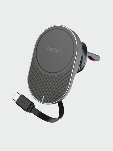 Изображение товара Автомобильный держатель Magic Cable, Black, Deppa 55208-OZ/ Без заводской упаковки