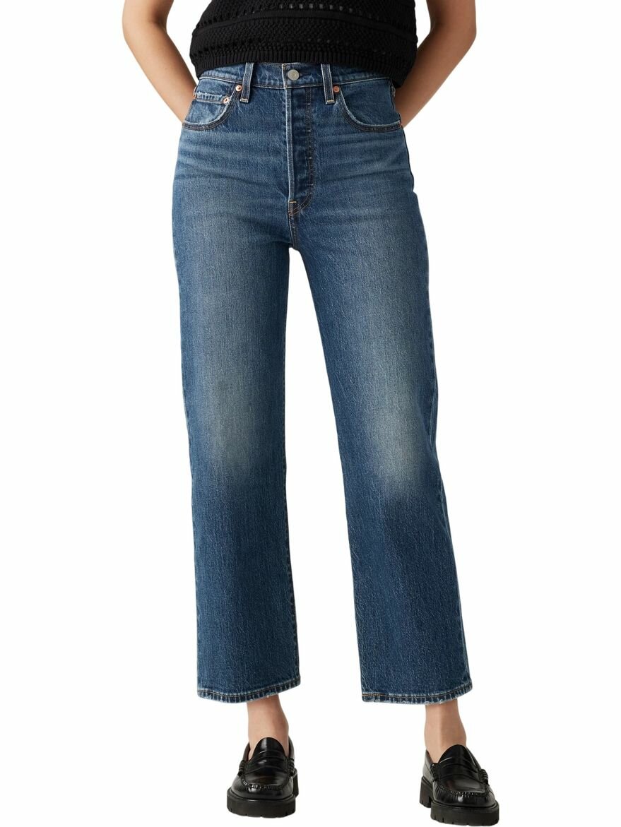 Джинсы RIBCAGE STRAIGHT ANKLE 