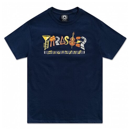 фото Футболка thrasher fillmore logo s/s 2022 navy