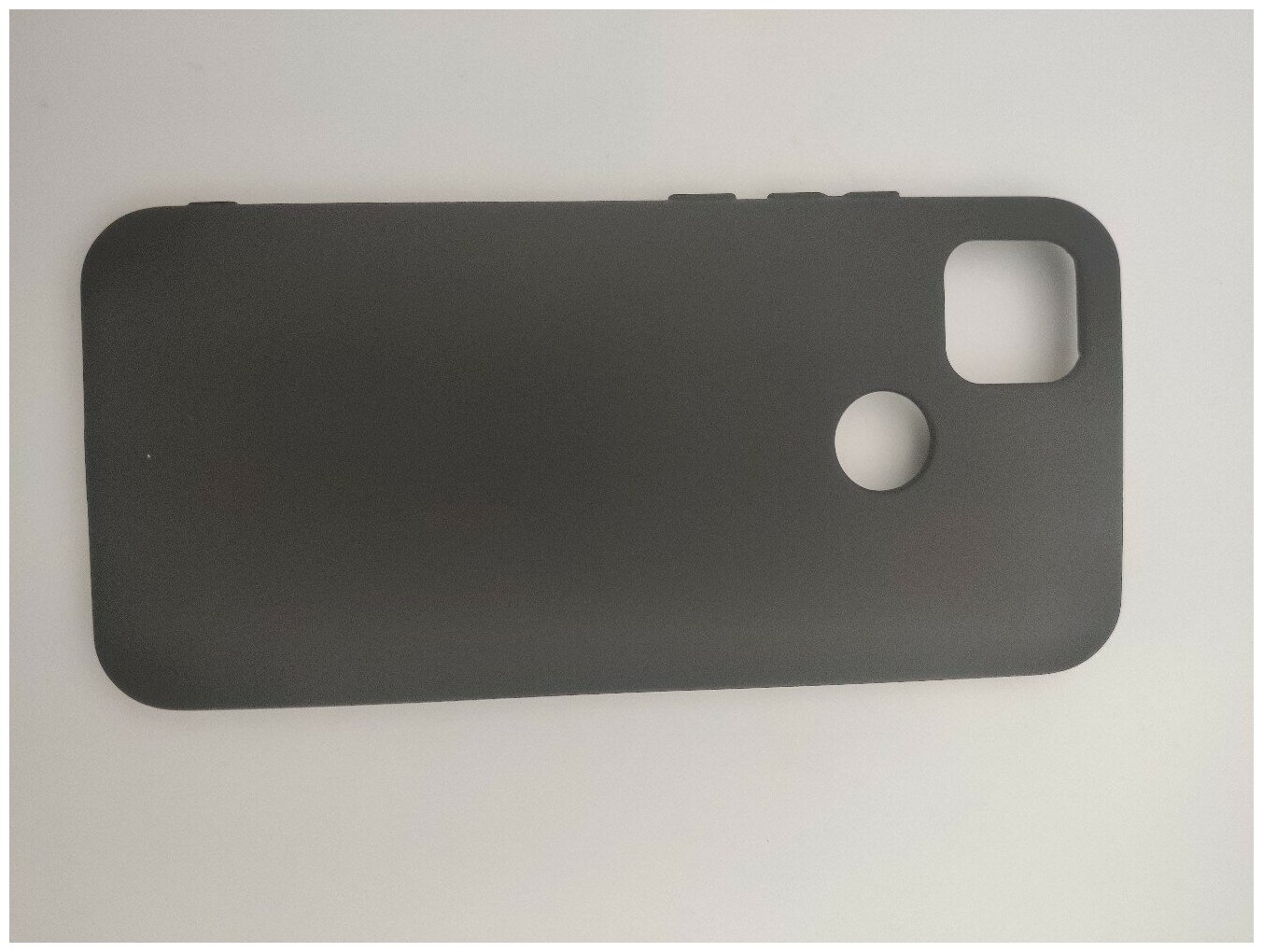 Soft touch силиконовый чехол для Xiaomi Redmi 9C черный с мягкой внутренней бахрамой / микрофиброй / сяоми редми 9ц