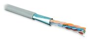 Кабель сетевой Hyperline FUTP4-C5E-S24-IN-PVC-GY-305 кат.5E F/utp 4X2X24AWG PVC внутренний 305м серы