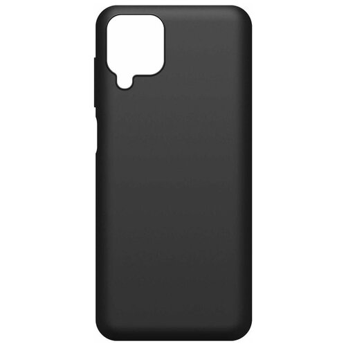 Чехол BoraSCO для Samsung Galaxy A12 / M12 Silicone Matte Black 39790 чехол накладка borasco silicone case для смартфона samsung galaxy a05s черный
