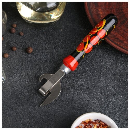 Открывалка не клепаная164 см с художественной росписью и ручкой из бука 398₽