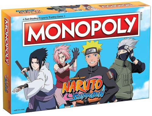 Monopoly / Монополия Настольная игра Naruto (Наруто) Monopoly на английском языке